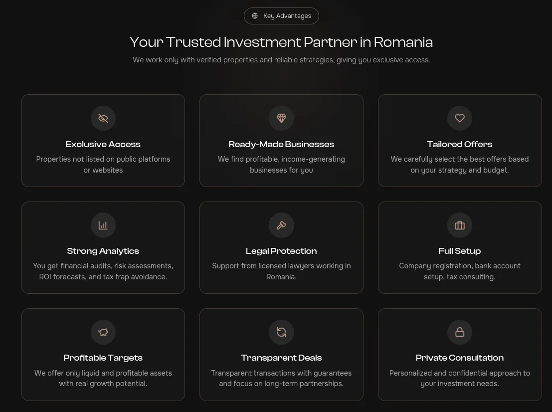 Key advantages